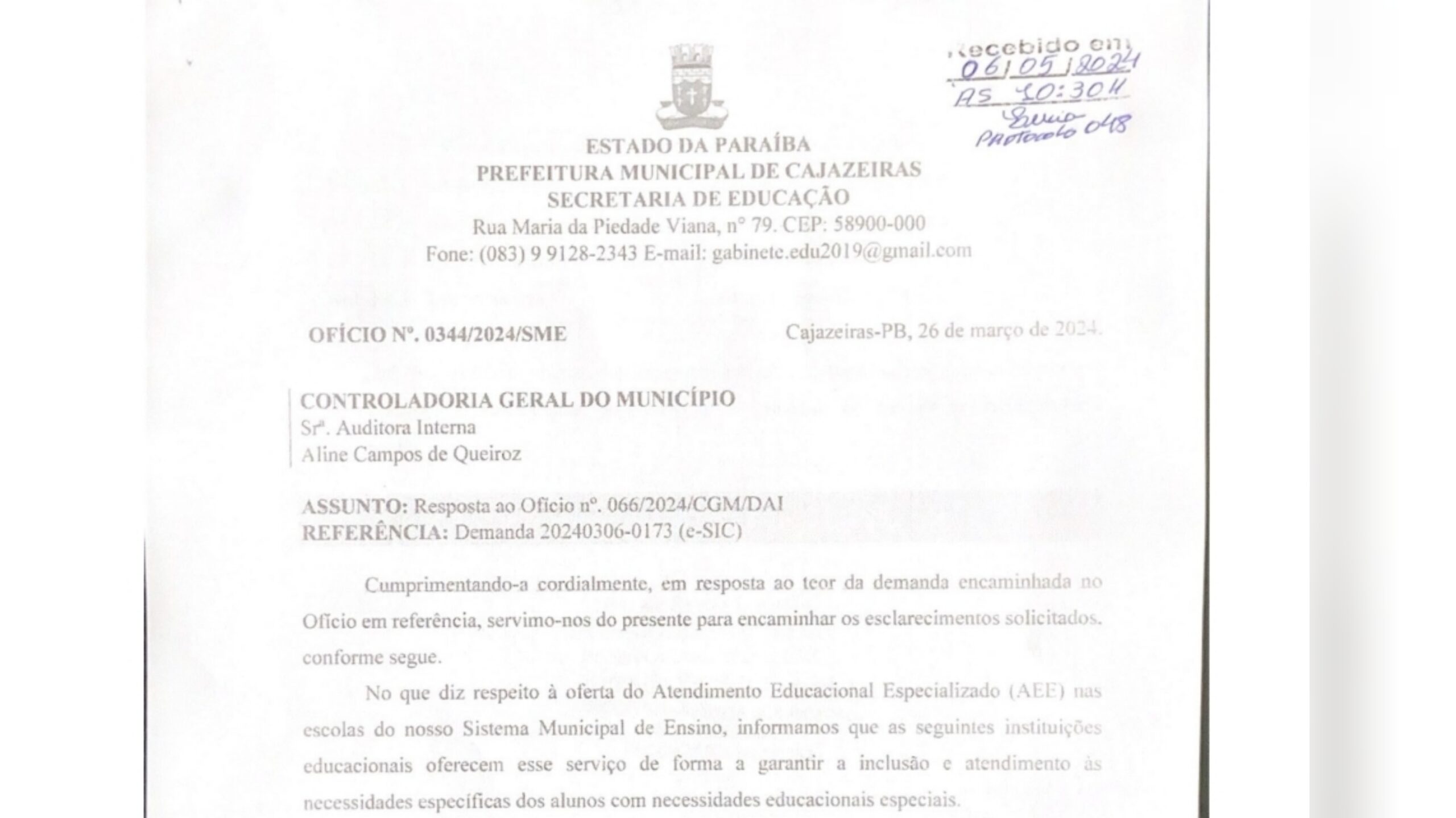 DENÚNCIA: Professores do Atendimento Educacional Especializado (AEE), classificados no concurso de Cajazeiras-PB (2024), cobram nomeação