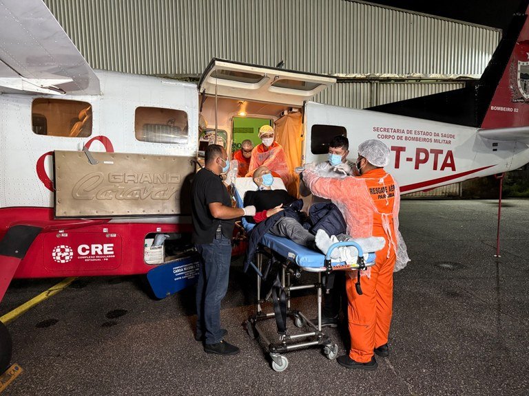 Paraibano é transportado por aeromédico para transplante de medula no Paraná