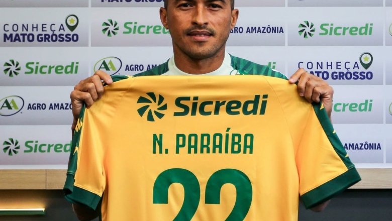 Ex-Atlético de Cajazeiras e Sousa, Nino Paraíba é apresentado pelo Cuiabá após 2 anos de ‘gancho’