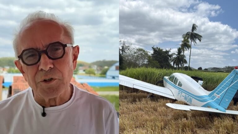 Após pouso de emergência, Cícero Lucena relata que avião perdeu potência e precisou descer em capinzal