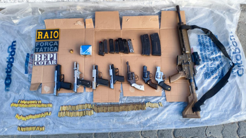 Intervenção policial deixa sete mortos e apreende armas no Ceará