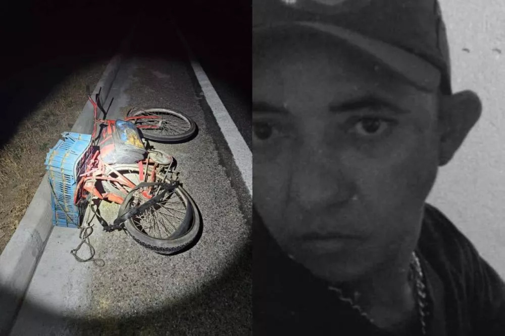 Homem morre após ser atropelado enquanto seguia de bicicleta na BR-361, em Santa Terezinha-PB