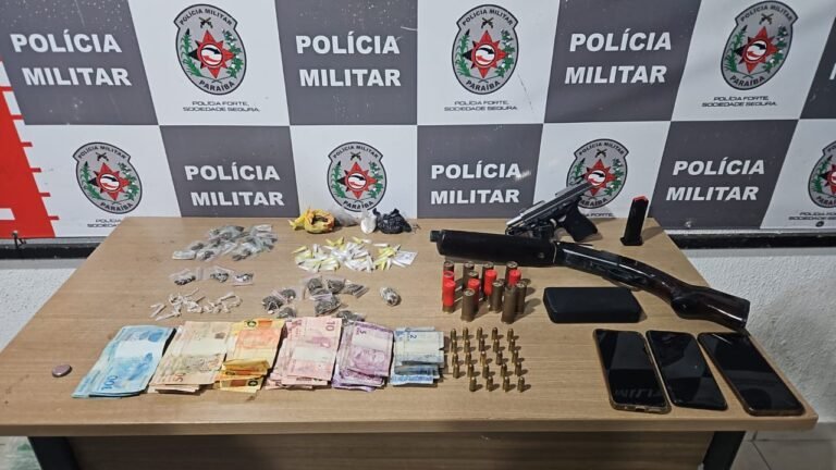 Dois homens são presos após confronto com PM no Jardim Veneza; Armas e municções são apreendidas