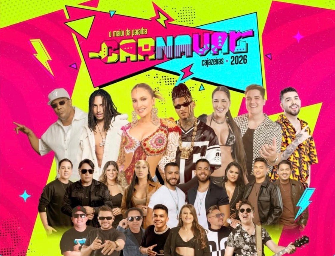 Carnaval 2026 de Cajazeiras tem Claudia Leitte, Psirico, Eric Land, Anderson Neiff e mais; festa começa na quinta, 12 de fevereiro
