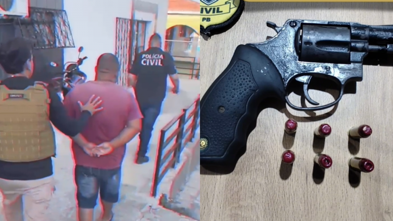 Suspeito de ameaçar vizinhos com revólver é preso em Frei Martinho