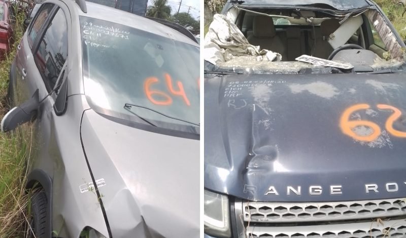 Mais de 800 veículos apreendidos pela PRF serão leiloados quinta-feira na Paraíba