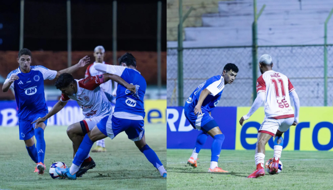 Esporte de Patos perde para o Cruzeiro e fica fora do mata-mata da Copinha
