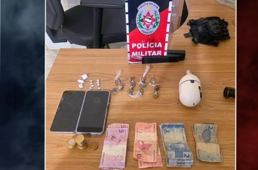 Casal é detido por suspeita de tráfico de drogas no bairro Povo de Deus, em Sousa