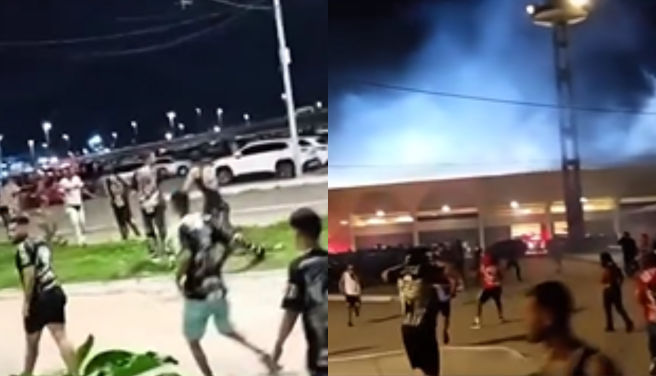 Pré-jogo de Botafogo-PB e Treze é marcado por confusão no entorno do Almeidão