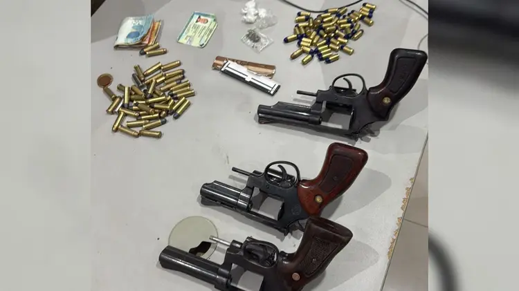 Cinco suspeitos armados que planejavam ataque a tiros são presos em Itabaiana