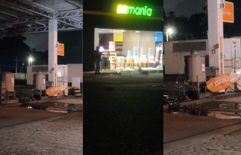 Criminosos detonam explosivos em posto de combustíveis na BR-230 em JP
